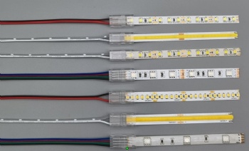 Connector with one side wire
