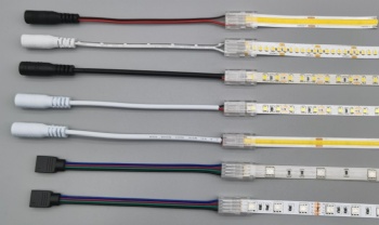 Connector with DC connector + wire